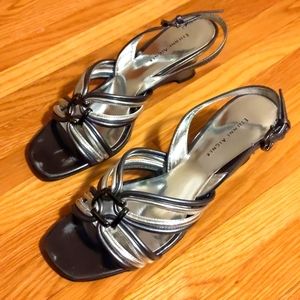 Etienne Aigner silver heels
